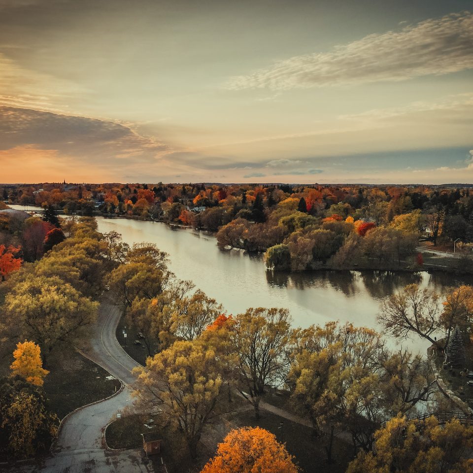 Fall Overhead Riverview