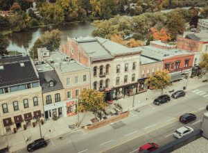 Downtown Stratford streetscape